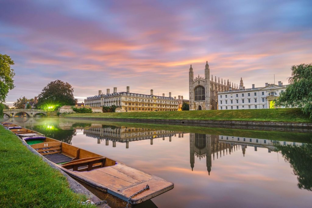 Cambridge, a historic hub near Stansted Airport: