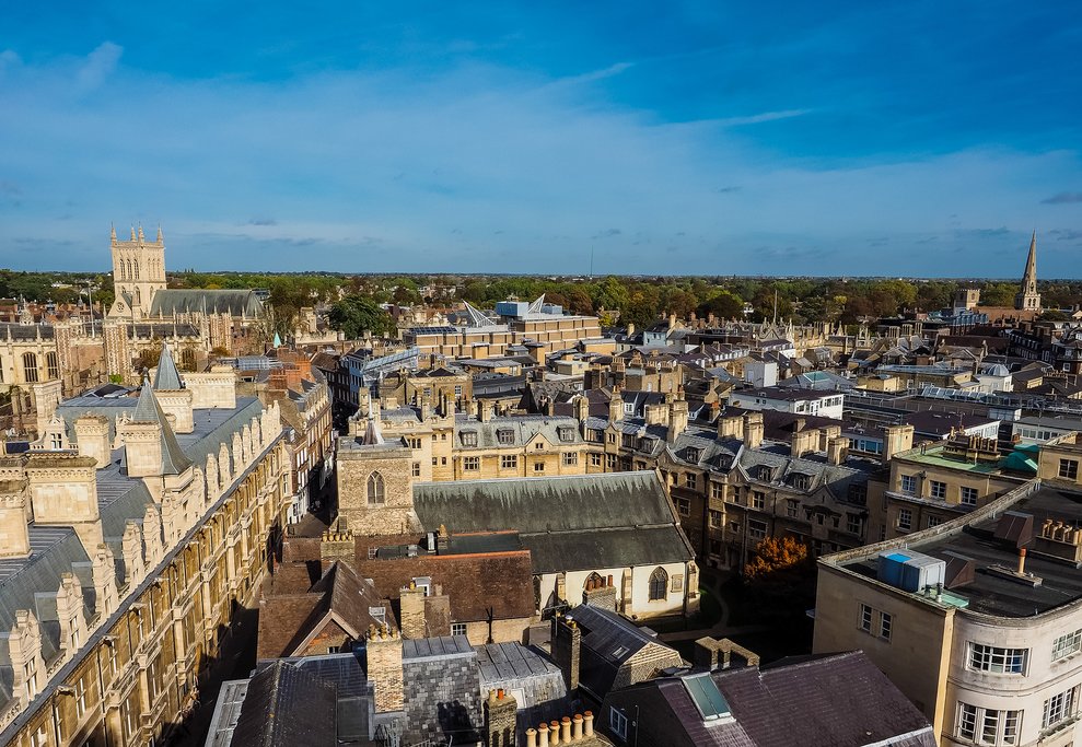Cambridge Cityscape: Blending History with Modernity