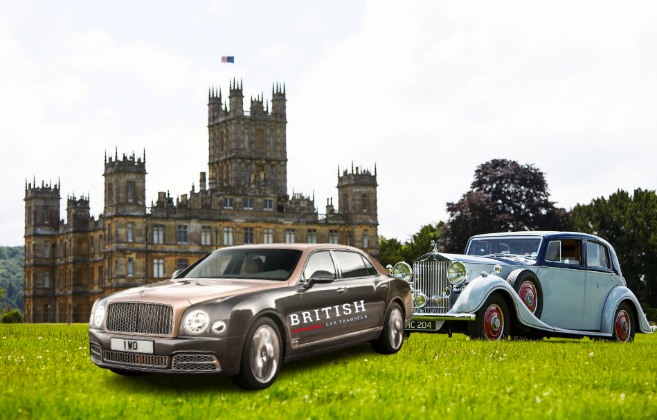 Highclere Castle with British Car Transfer