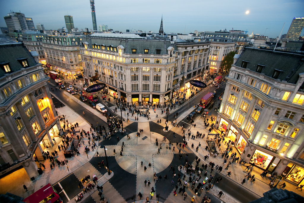 Go shopping on Oxford Street