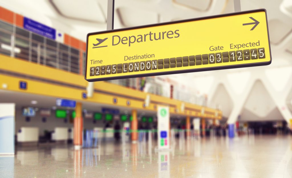 London City Airport departures: